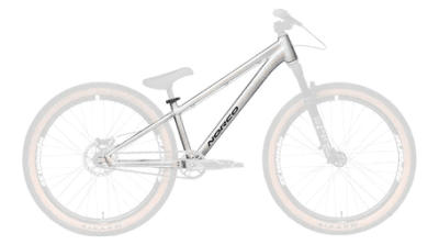 CUADRO NORCO RAMPAGE 2 DIRT 26 PLATA
