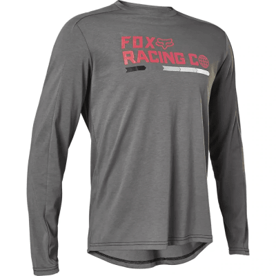 POLERA FOX RANGER RACE CO GRIS