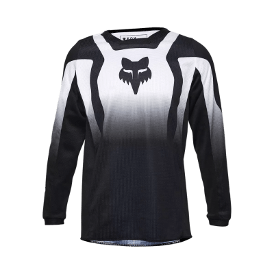 JERSEY FOX NIÑO 180 LEAN NEGRO/BLANCO