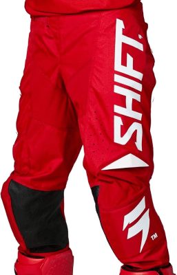 PANTALON SHIFT YOUTH WHITE3 LABEL TRAC ROJO
