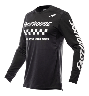POLERA FASTHOUSE ELROD BLACK TALLA M