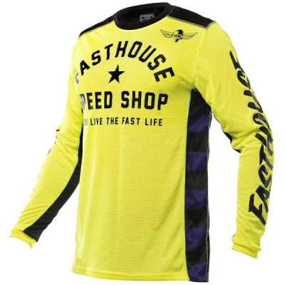 POLERA FASTHOUSE COOLED HIGH VIZ/BLK TALLA M