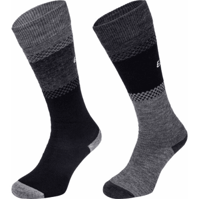 CALCETINES DE SKI BRBL COMFORT 2 PARES BLK/GRIS