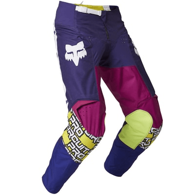PANTALON FOX 180 PRO CIRCUIT BLANCO AZUL