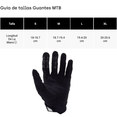 GUANTES FOX DEFEND D3O NEGROS