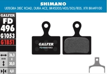 PASTILLAS GALFER SHIMANO ULTEGRA / XTR