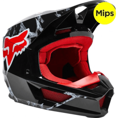 CASCO FOX V1 KARRERA NEGRO
