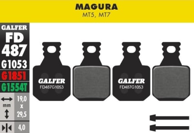 PASTILLAS GALFER MT5/MT7 STANDARD