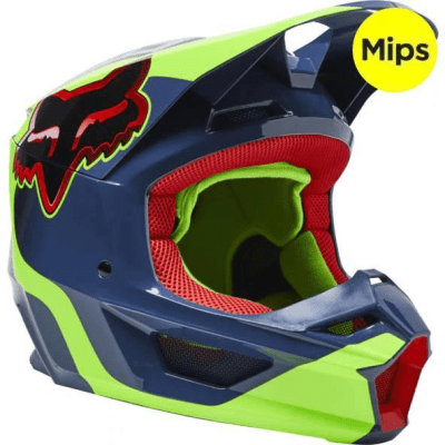 CASCO FOX NIÑO V1 VENZ AZUL
