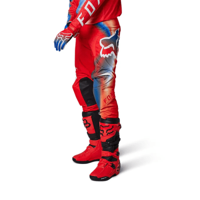 PANTALON FOX NIÑO 180 TOXSYK ROJO FLUOR