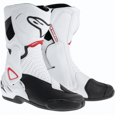 BOTAS ALPINESTARS SMX6 BLACK RED TALLA 44