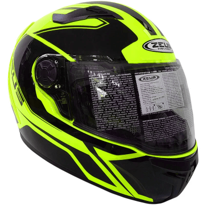 CASCO ZEUS ZS813 AN6BLACK-FLUO YELLOW