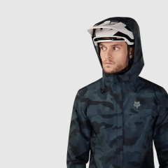 CHAQUETA FOX RANGER IMPERMEABLE CAMO NEGROO
