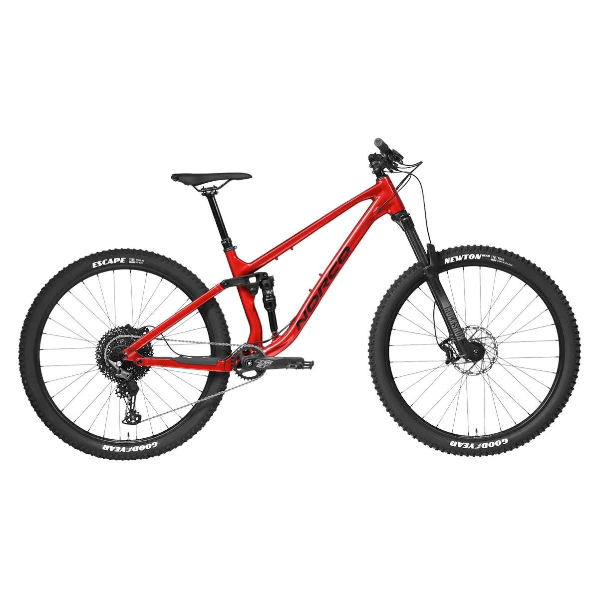 BICICLETA NORCO FLUID FS ROJO/NEGRO ARO 29 RideTec Motos