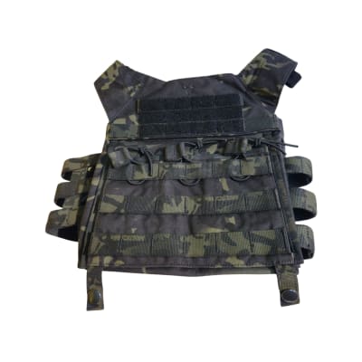 GTG Chaleco GPC Kangaroo + Skeleton Multicam Black Talla M