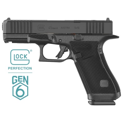 Pistola cal 9 mm Glock mod 45 Optic Ready, Gen6
