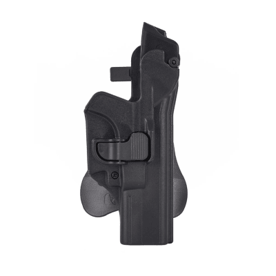 Holster Milfort P/Pistola GLOCK 17/19/22 Derecho Nivel-3 TIPO PALETA #AT-61920