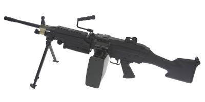 Replica de soporte A&K AEG modelo M249 MKII BLACK Replica de soporte A&K AEG modelo M249 MKII BLACK