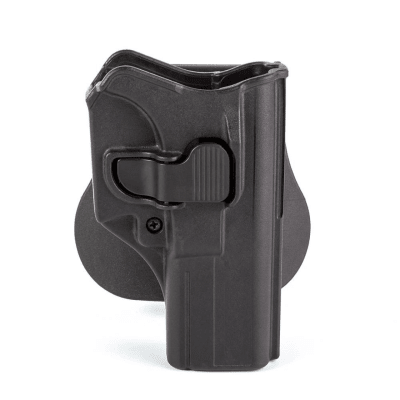Holster Milfort P/Pistola Glock 17/19/22 Derecha Nivel-2 TIPO PALETA #AT-61020