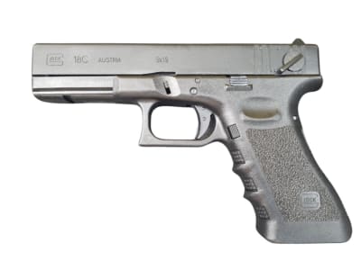 Réplica Glock 18C cal. 6mm - Producto con detalle estético y embalaje1