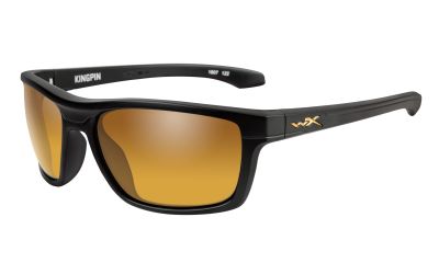 Lente antimpacto KINGPIN POLARIZADO mica dorada marco negro Lente antimpacto KINGPIN POLARIZADO mica dorada marco negro