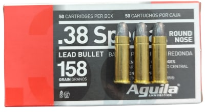 BALA CAL .38 ESPECIAL MARCA AGUILA CAJA 50 UDS