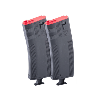 Cargador King Arms EMG Troy industries Mid-cap con T-grip 250 rds (2 unds) #EMG-MAG-91-BK-II