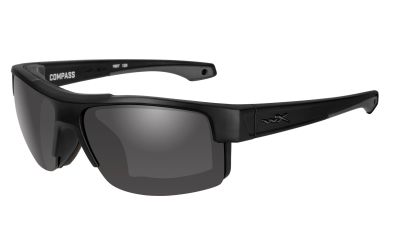 Lente antimpacto COMPASS mica gris marco negro Lente antimpacto COMPASS mica gris marco negro