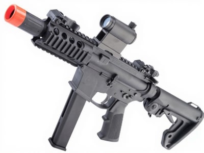 Réplica King Arms cal 6mm TWS SBR GBB Lite Negra #KA-GBB-33-BK
