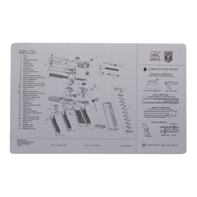 #GLOCKStore Alfombra de trabajo GLOCK GEN 5 resistente al aceite.