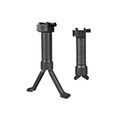 Grip con bipode color negro swiss arms1