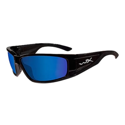 Lente Wiley X ZAK 07 POLARIZADO mica azul marco negro