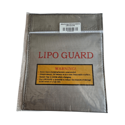 Accesorio bolsa de seguridad para baterias LIPO marca VB1