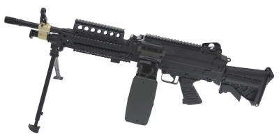 Replica de soporte A&K AEG modelo MK46 BLACK Replica de soporte A&K AEG modelo MK46 BLACK