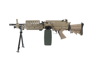 Replica de soporte A&K AEG modelo MK46 TAN Replica de soporte A&K AEG modelo MK46 TAN