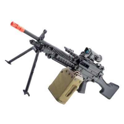 Réplica AEG VFC MK48 MOD1 Full Metal con Box Magazine Cal. 6 mm
