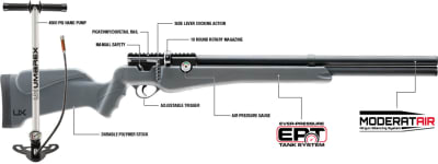Rifle cal 5.5 PCP modelo Origin + Bombin de regalo