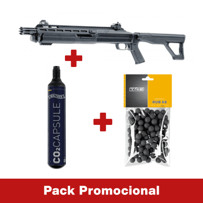 PACK HDX68 + CO2 Walther 88 gr y balines .68 practice rubber