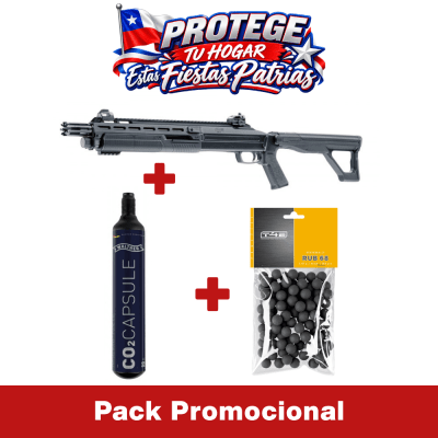PACK HDX68 + CO2 Walther 88 gr y balines .68 practice rubber