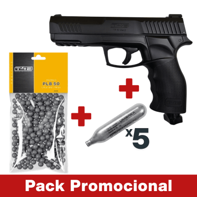 Pack TP50 Gen2, incluye 5 Co2 12 gramos y 100 balines 0.50