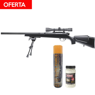 #Oferta PACK ELITE FORCE SX9 + GREEN GAS + 2000 Balines 0.30 #Oferta PACK ELITE FORCE SX9 + GREEN GAS + 2000 Balines 0.30