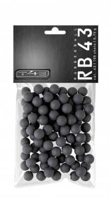 MUNICION T4E CAL .43 DE GOMA 100 UNIDADES