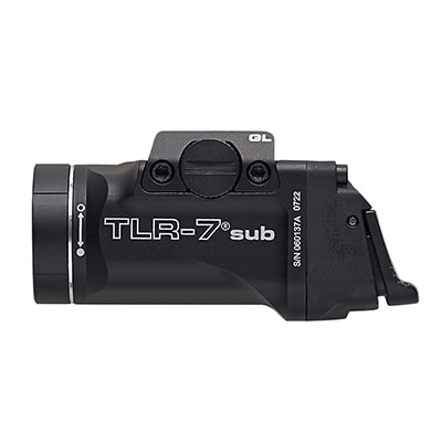 LINTERNA STREAMLIGHT MODELO TLR-7A SUB, COLOR NEGRO