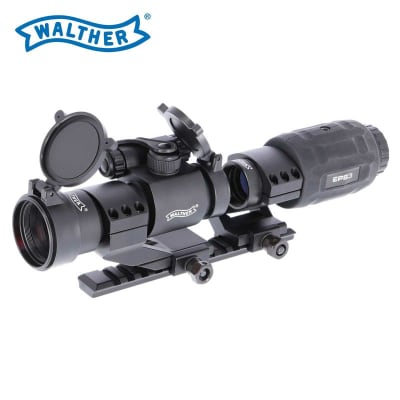 Mira Red Dot Walther EPS 3 con Magnificador 3x Abatible – Montaje Picatinny