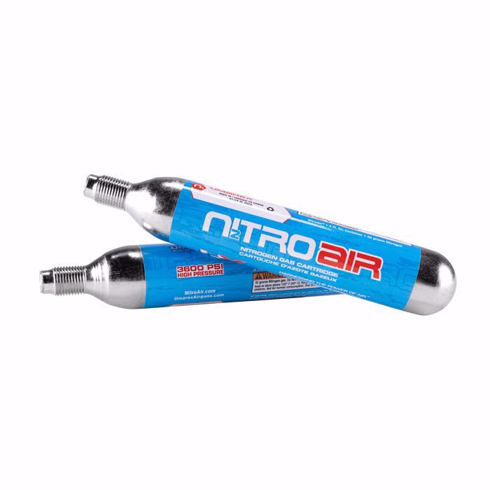 Cápsulas de Nitrógeno Umarex NitroAir 32g – 3600 PSI – Pack 2 Unidades1