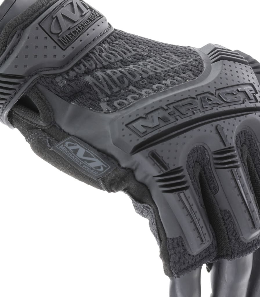 Guantes Mechanix M-Pact Fingerless Covert Negro Talla L #MFL-55-0104