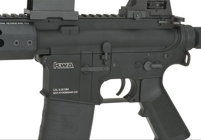 Réplica KWA Full Metal KR12 Airsoft AEG Rifle with 12