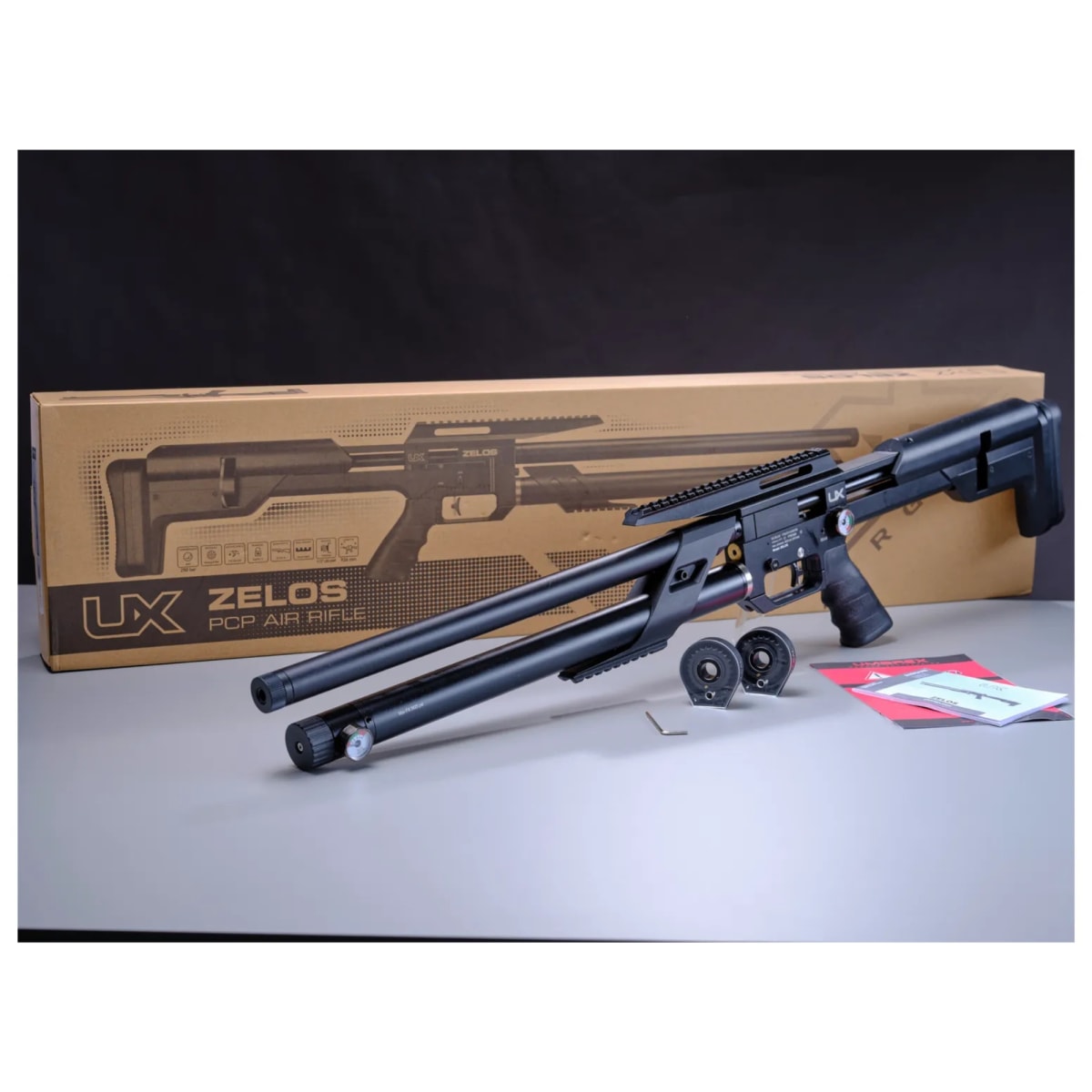 Rifle UX Zelos BLK 5,5 mm (.22) P PCP < 60 J 20R, #2.431813