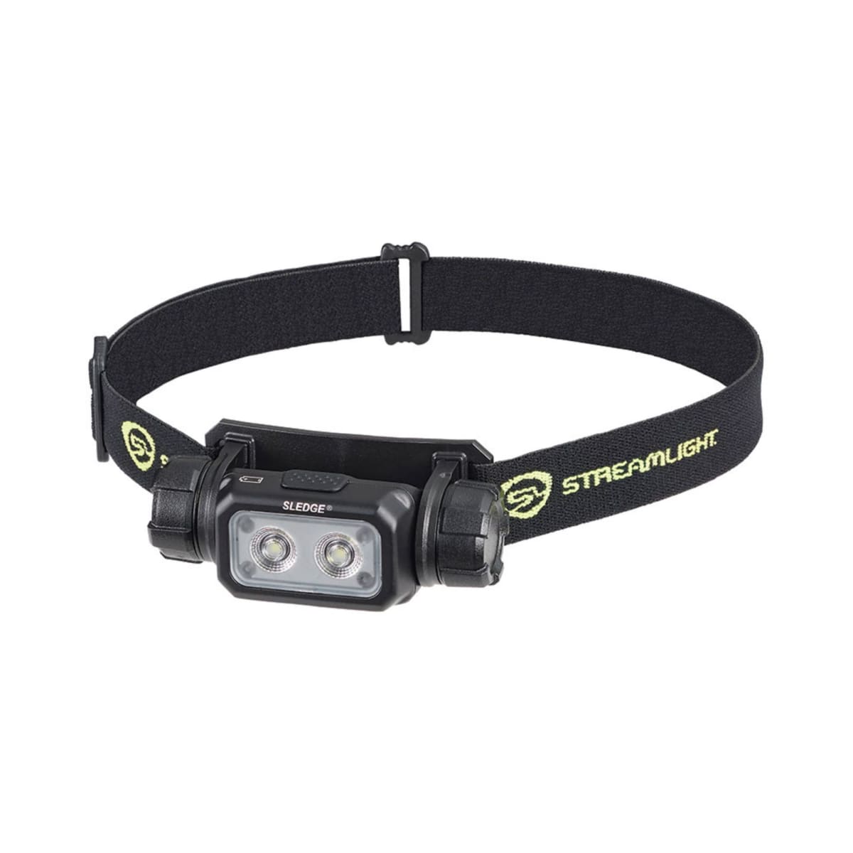 Linterna de cabeza Sledge, incluye correa elastica , bateria recargable SL-B26 y cable USB-C color negra #890191