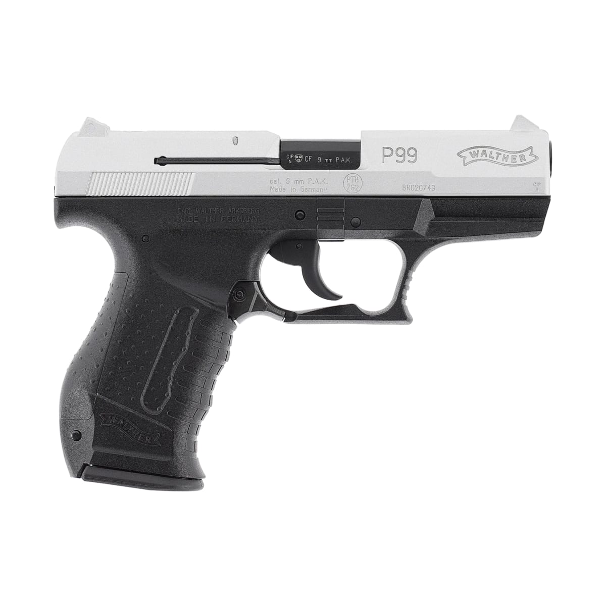 Pistola de Fogueo Umarex Walther P99 cal 9 mm PAK 15 tiros #312.02.0112